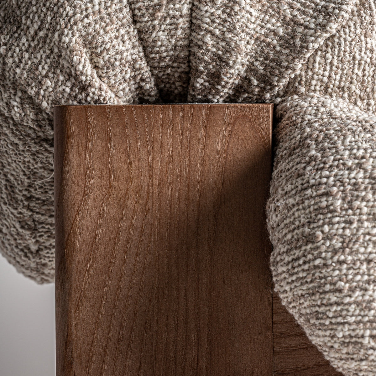 Fauteuil en tissu beige