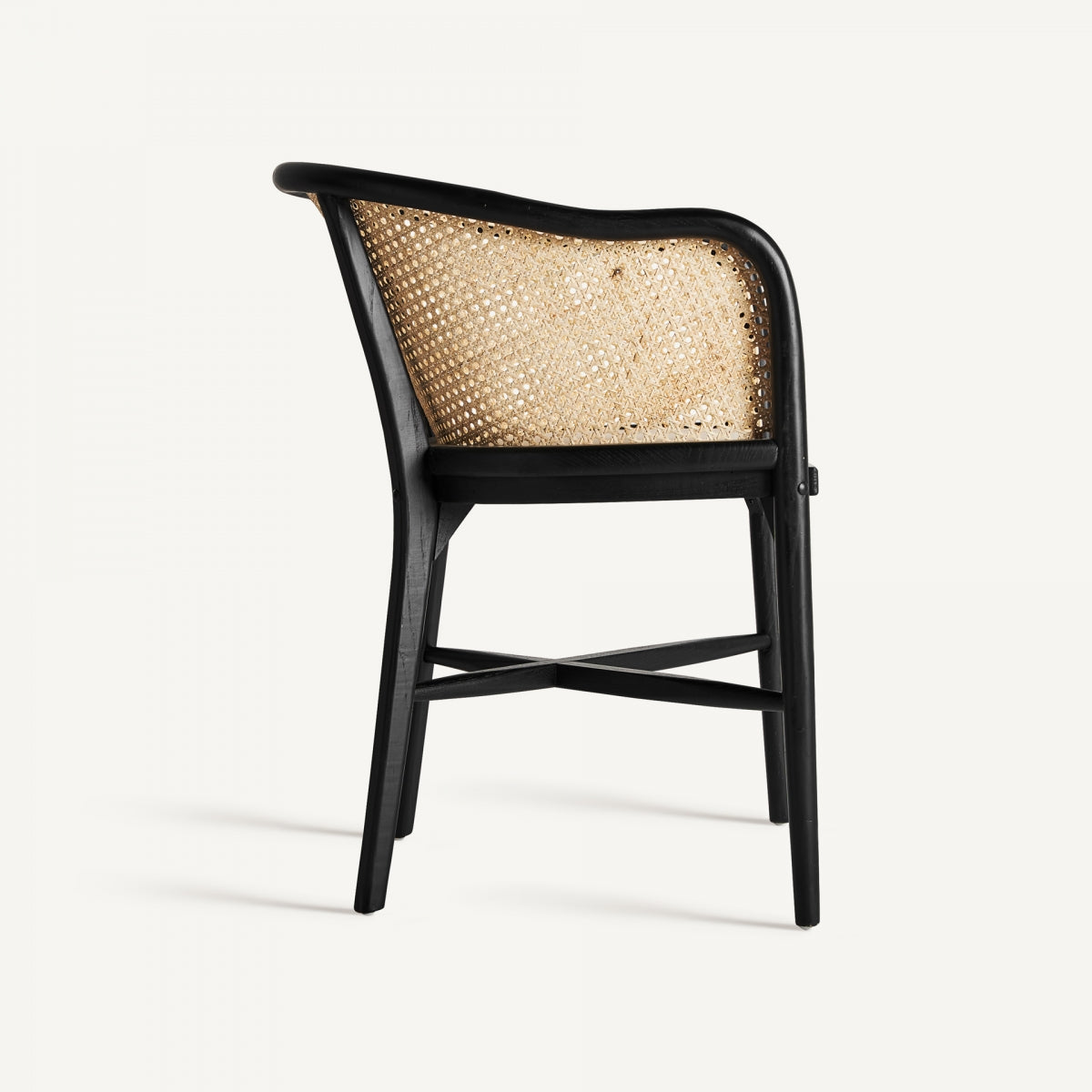 Fauteuil en bois de bouleau noir
