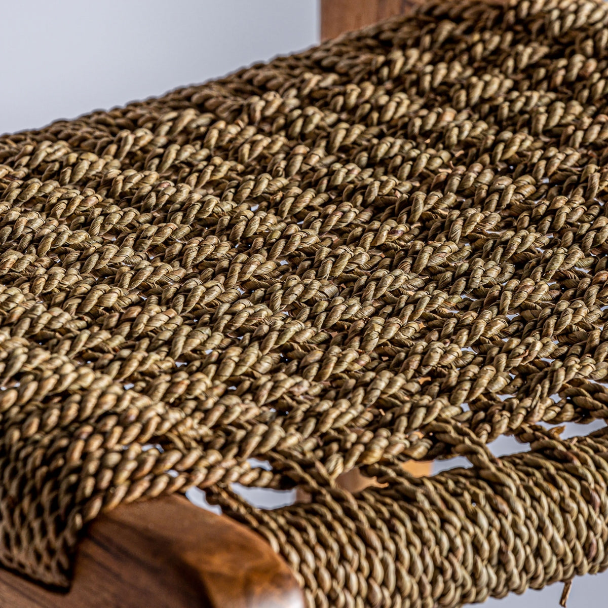 Chaise de bar en bois de teck