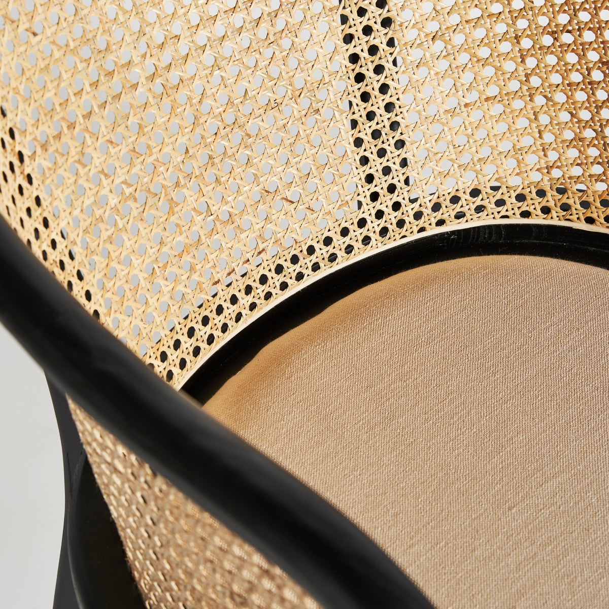 Fauteuil en bois de bouleau noir