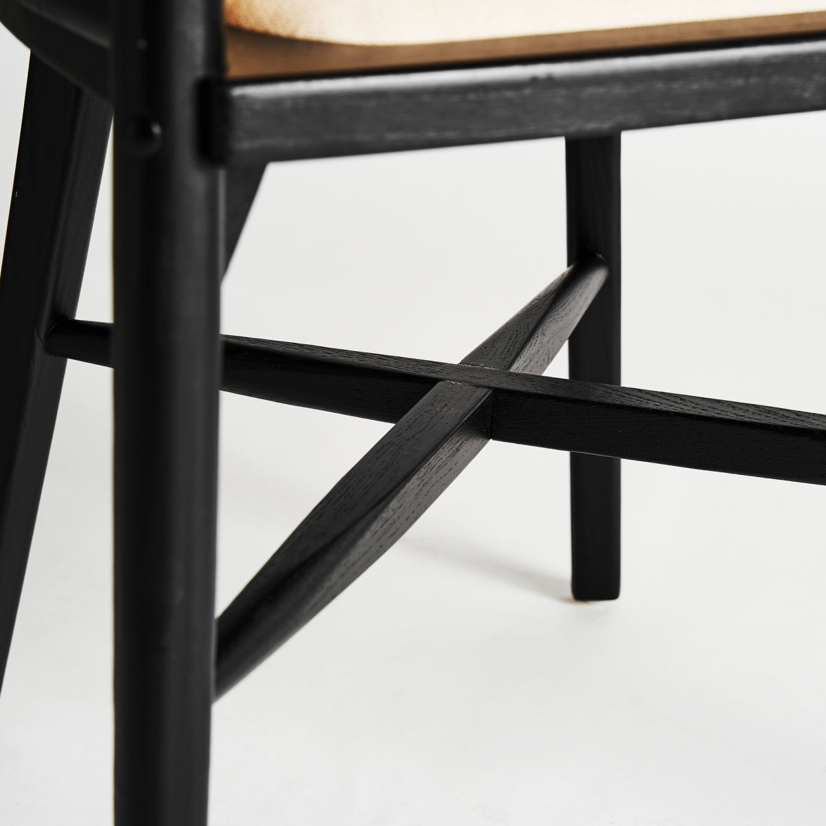 Fauteuil en bois de bouleau noir