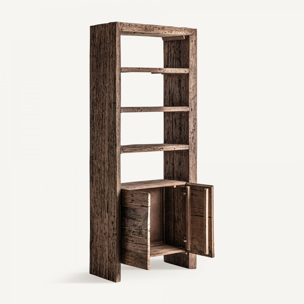 Bibliothèque en bois de noyer