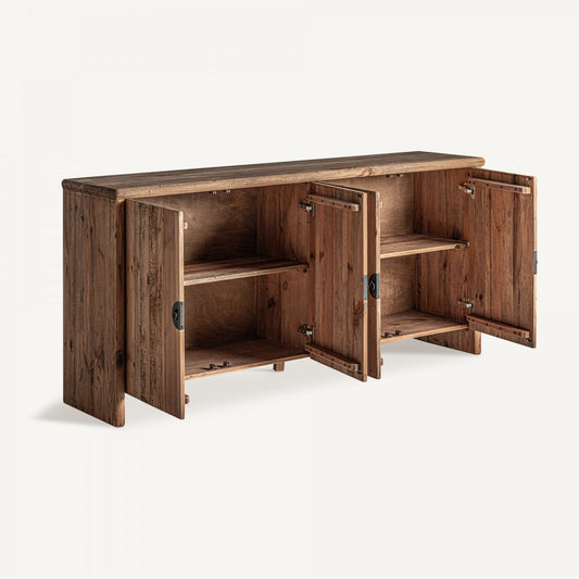 Buffet en bois de pin marron