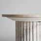 Table d'appoint en marbre blanc