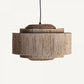 Lustre en jute marron