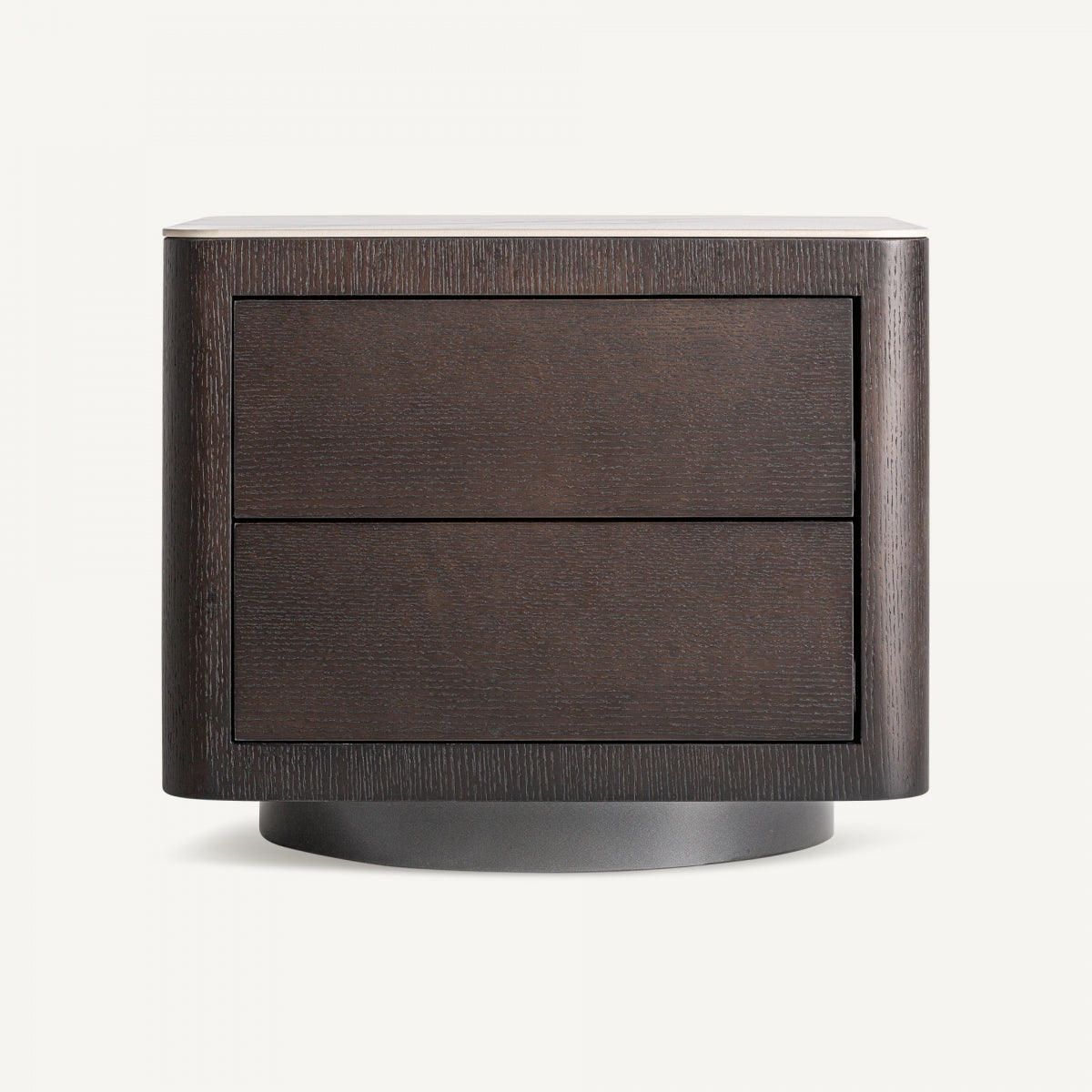 Table de chevet en chêne marron