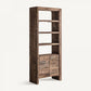 Bibliothèque en bois de noyer