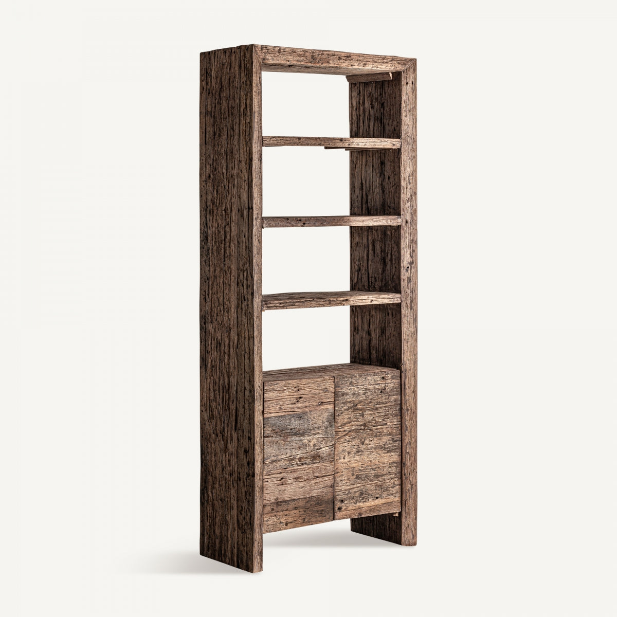 Bibliothèque en bois de noyer