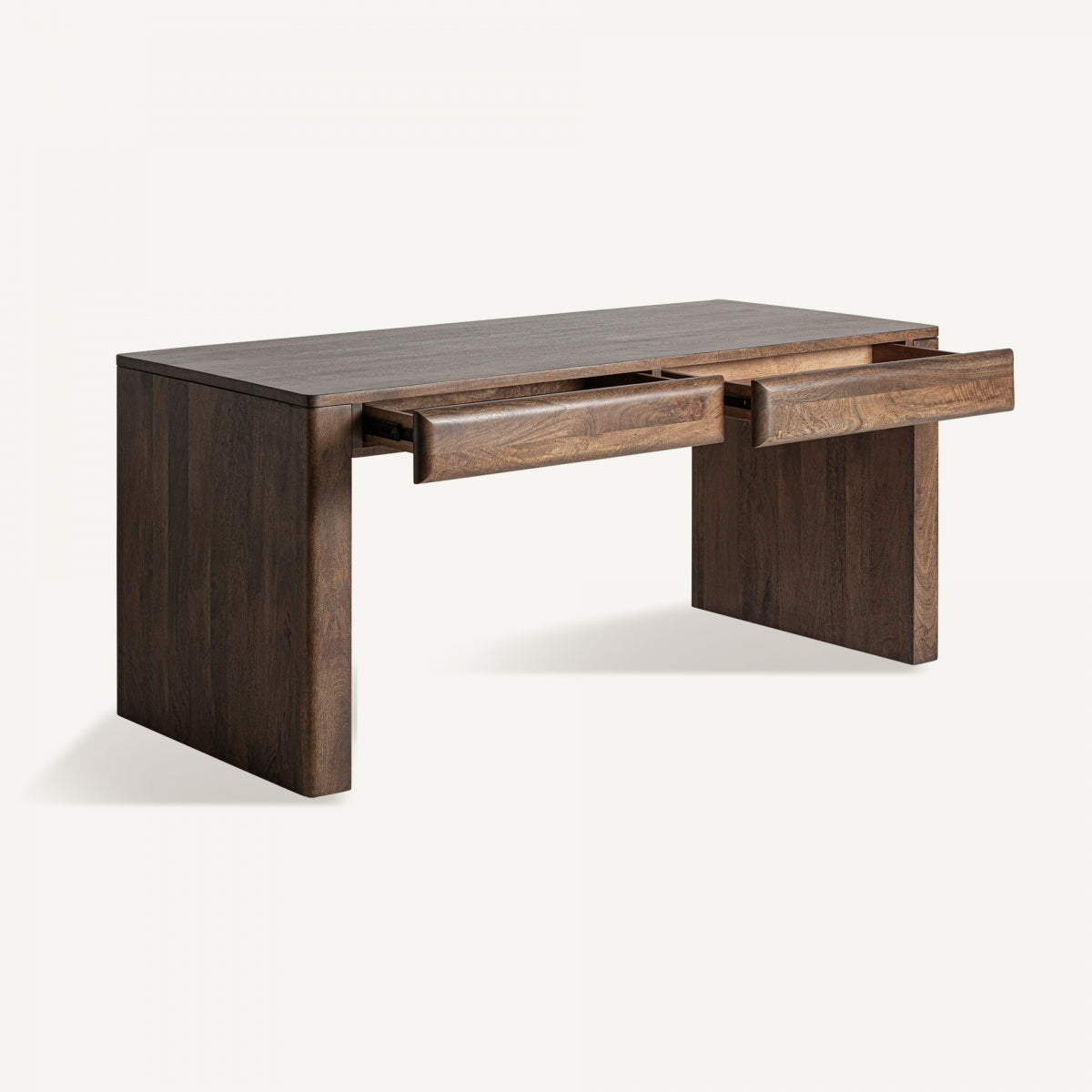 Bureau en bois de manguier marron