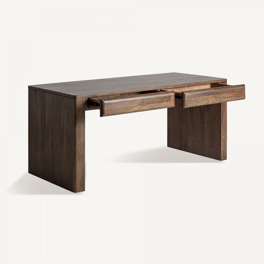 Bureau en bois de manguier marron
