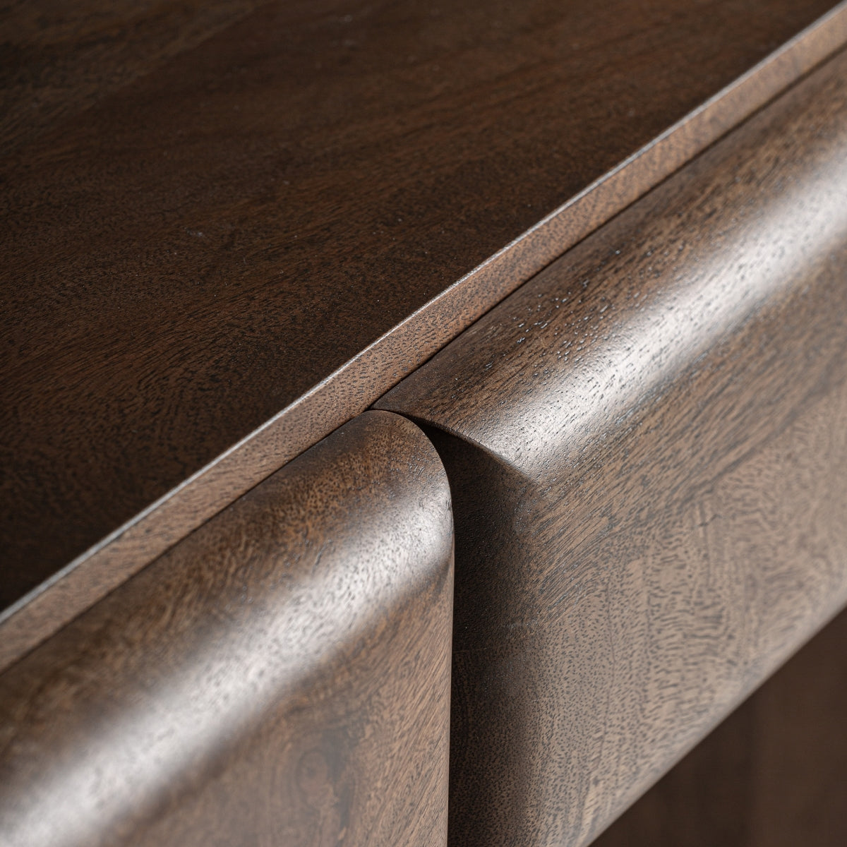 Bureau en bois de manguier marron