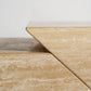 Meuble TV en travertin beige