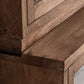 Vitrine en bois tropical