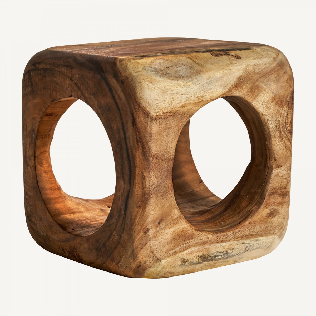 Table d'appoint en bois de suar