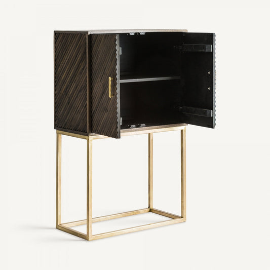 Meuble bar en bois de manguier