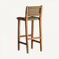 Chaise de bar en bois de teck
