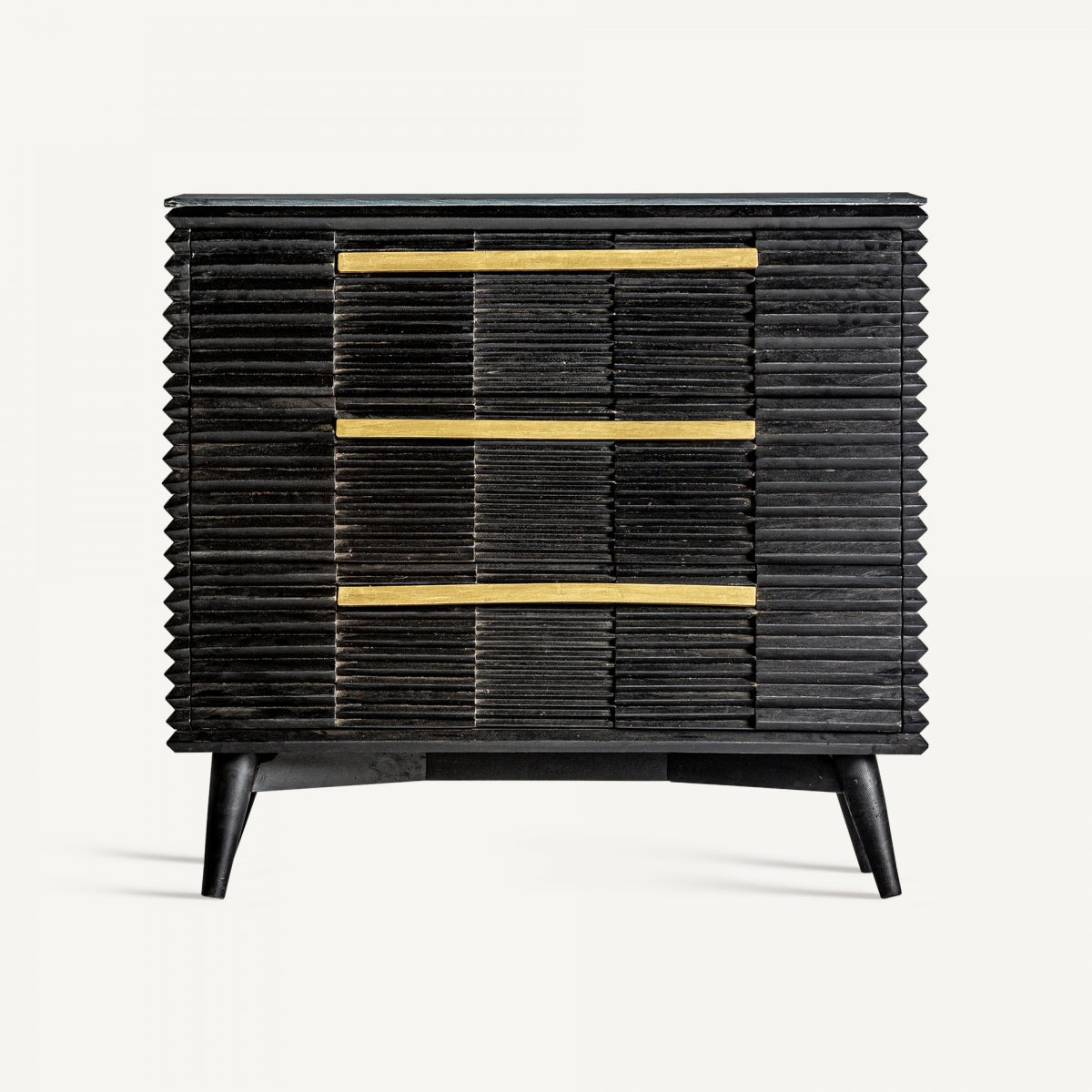 Commode en bois de manguier noir