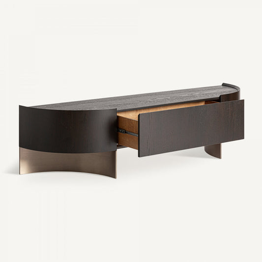 Meuble TV en chêne marron