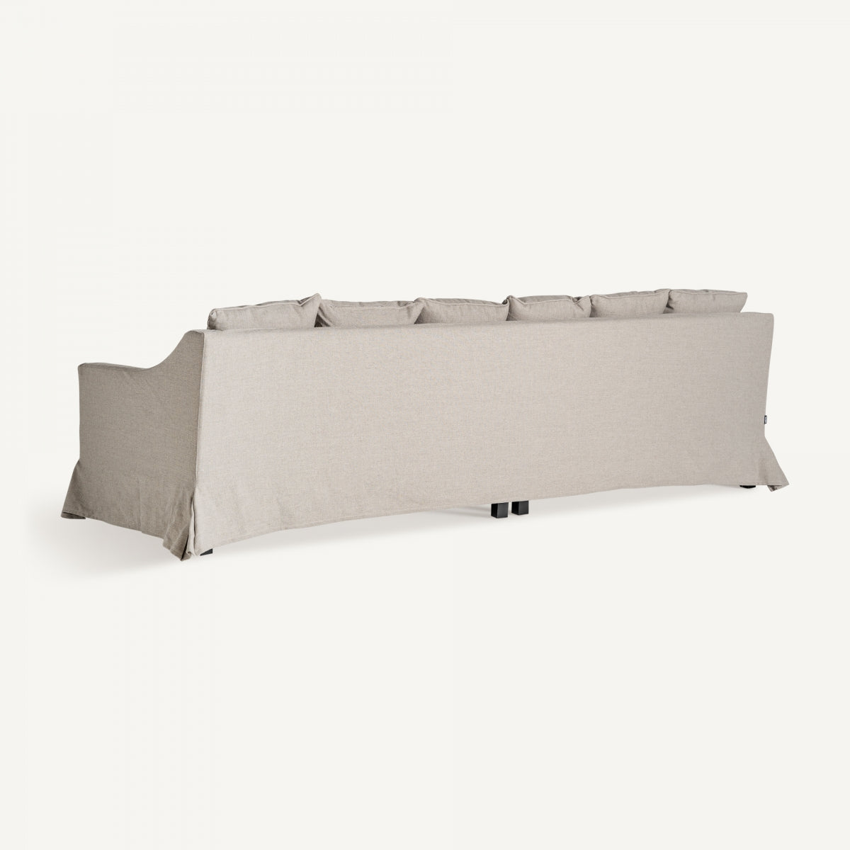 Canapé 4 places en lin beige