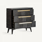 Commode en bois de manguier noir