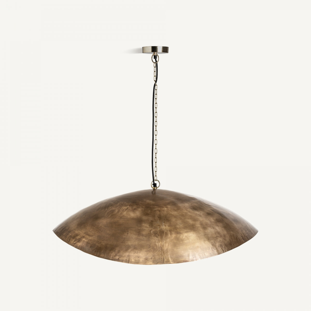 Lustre en laiton vieilli