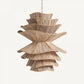 Lustre en bois de coco