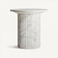 Table d'appoint en marbre blanc