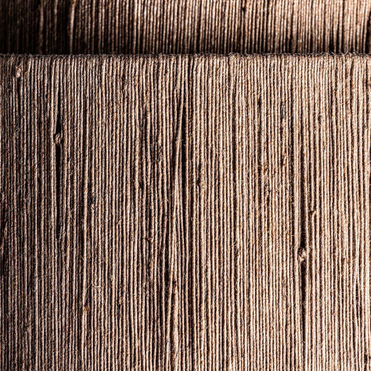 Lustre en jute marron