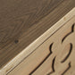 Commode en bois d'orme marron
