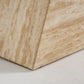 Meuble TV en travertin beige