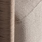 Canapé d'extérieur 3 places en tissu beige