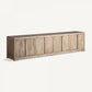 Meuble TV en bois d'orme marron