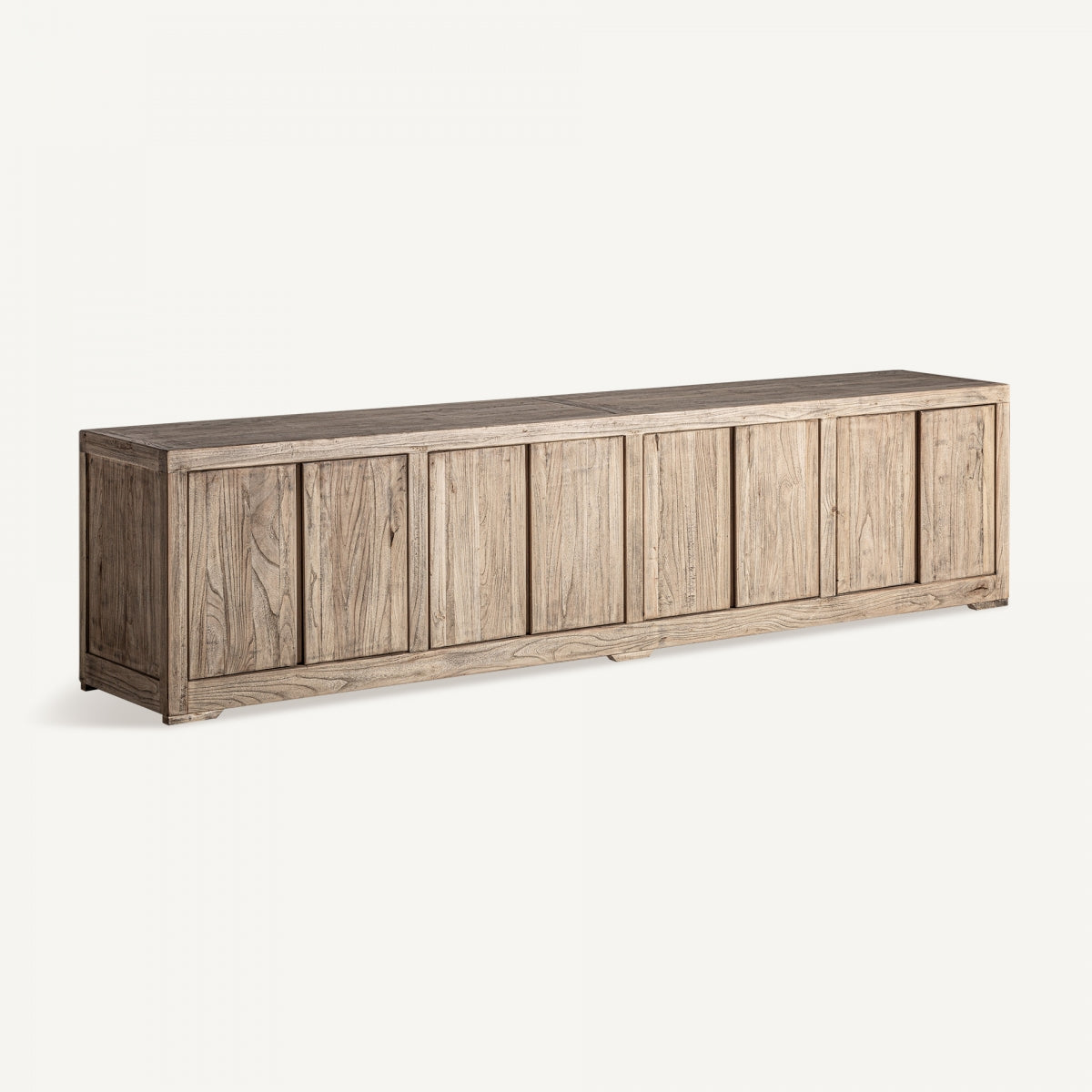 Meuble TV en bois d'orme marron