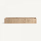 Vide-poche rectangulaire en marbre beige