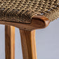 Chaise de bar en bois de teck