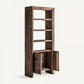 Bibliothèque en bois de noyer