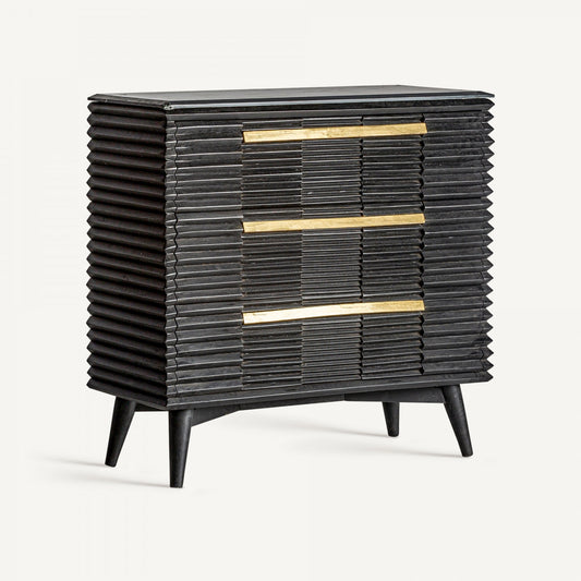 Commode en bois de manguier noir