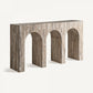 Console en travertin beige