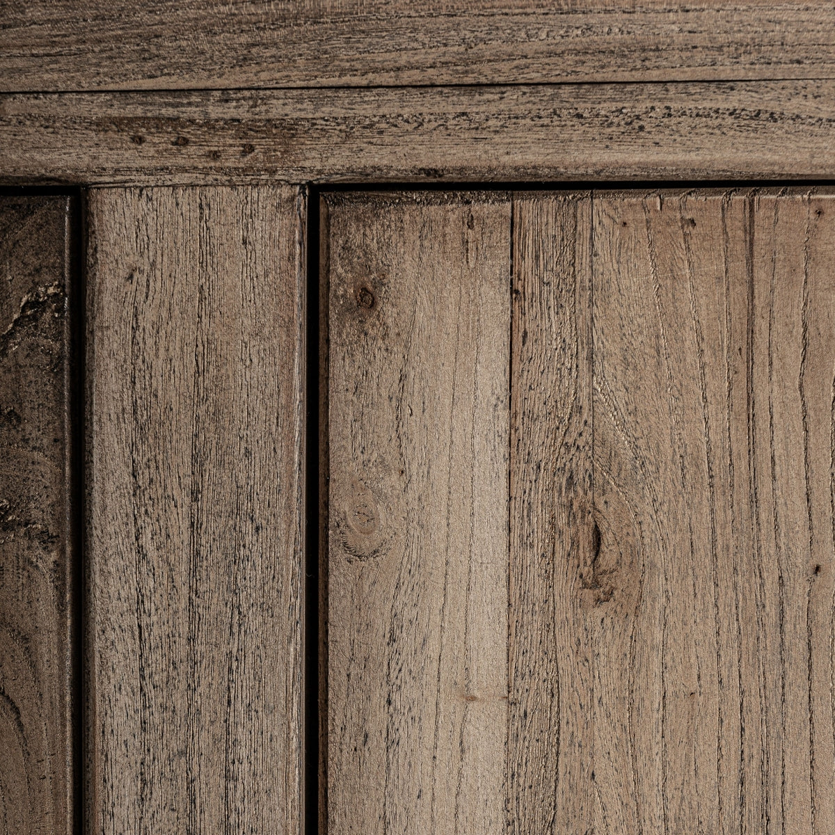 Meuble TV en bois d'orme marron