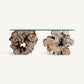 Console en bois tropical