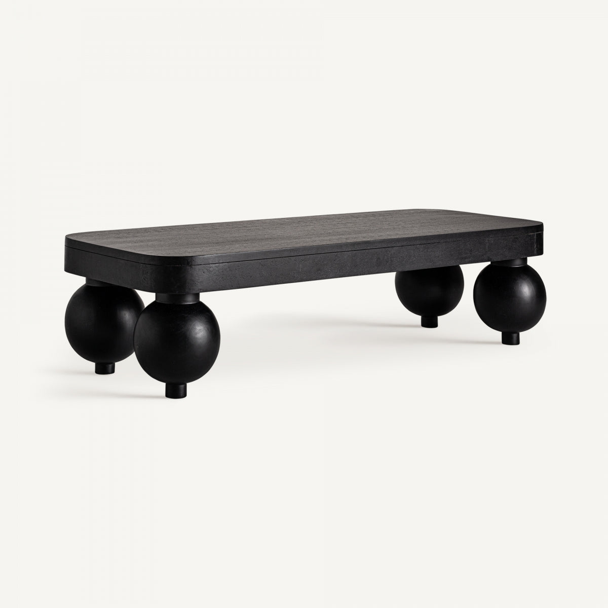 Table basse en manguier noir