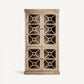 Vitrine en bois d'orme marron
