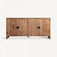 Buffet en bois de pin marron