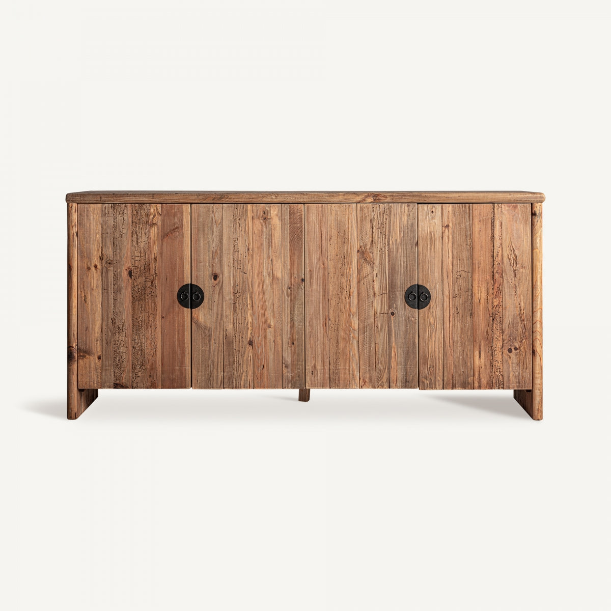 Buffet en bois de pin marron