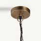 Lustre en laiton vieilli