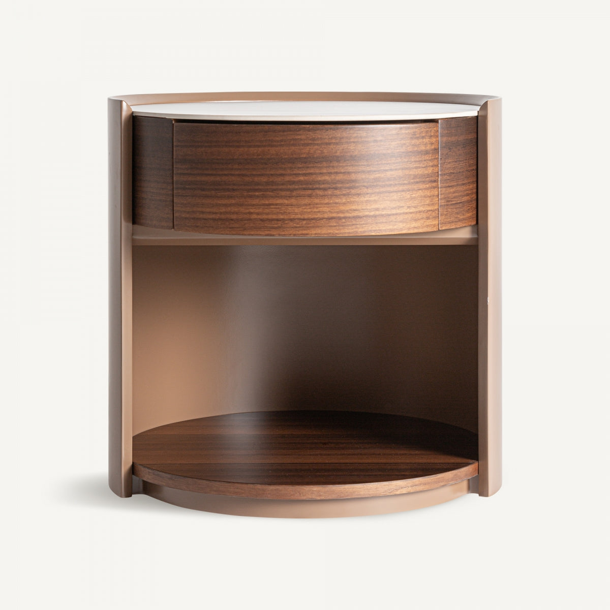 Table de chevet en bois d'eucalyptus